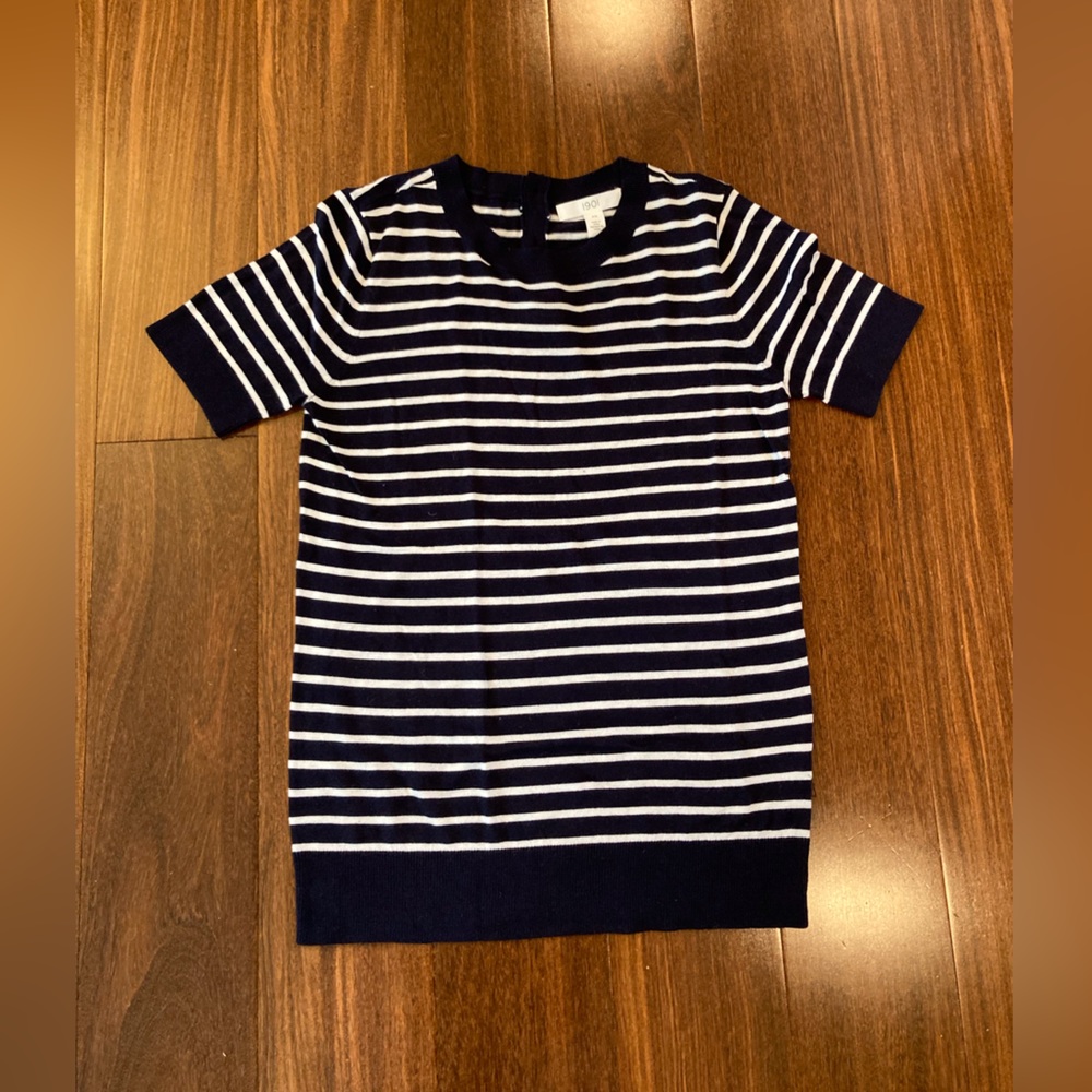 Navy + White Striped 1901 Sweater